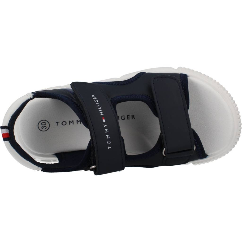 TOMMY HILFIGER TIRA ADHESIVA SANDAL en color AZUL (7)