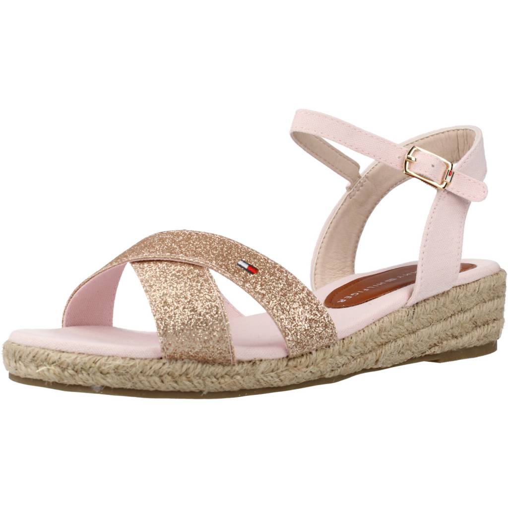 TOMMY HILFIGER ROPE SANDAL en color ROSA (1)