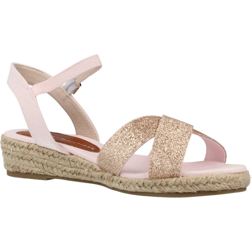 TOMMY HILFIGER ROPE SANDAL en color ROSA (5)