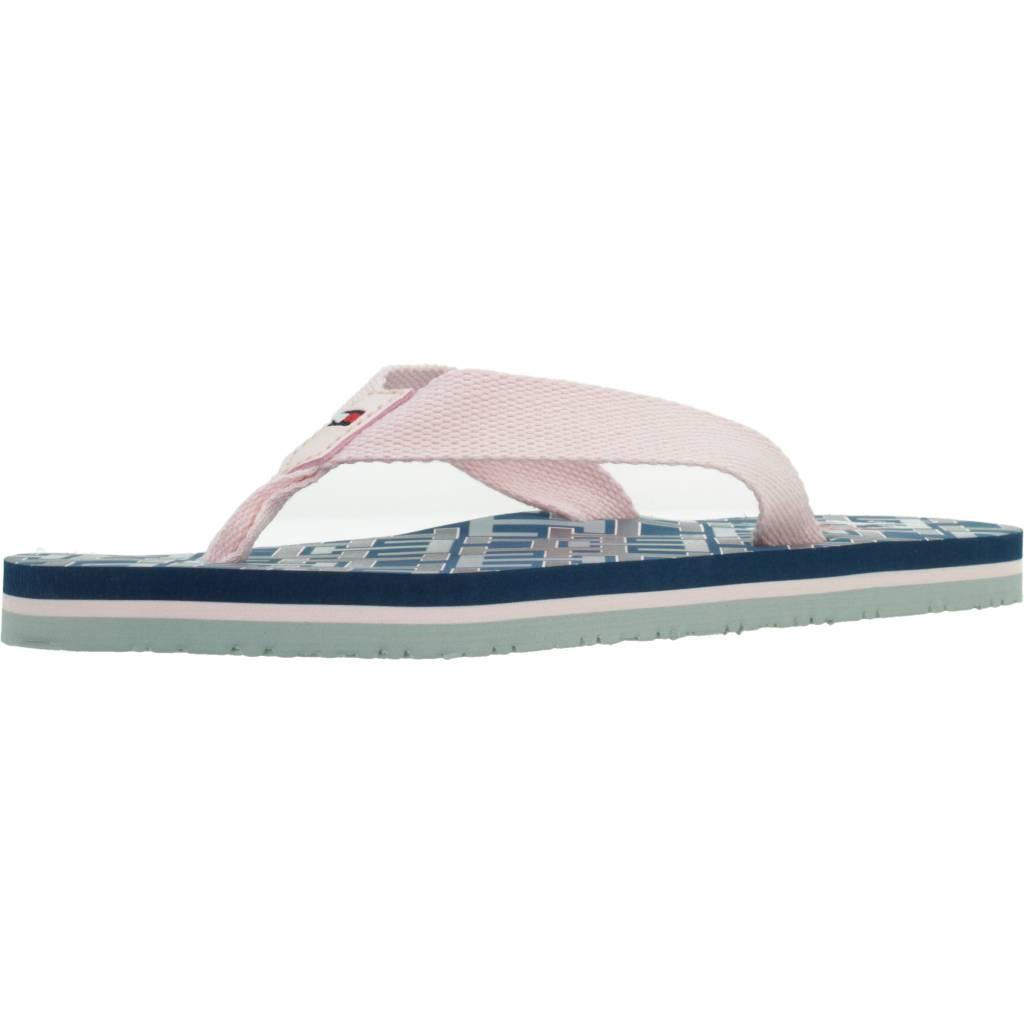 TOMMY HILFIGER LOGO FLIP PLOP en color ROSA (1)