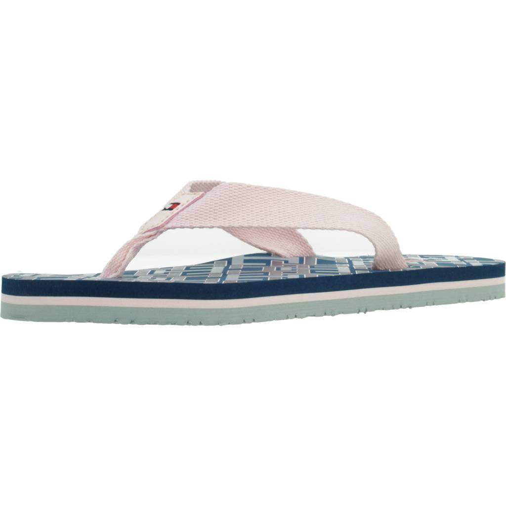 TOMMY HILFIGER LOGO FLIP PLOP en color ROSA (1)