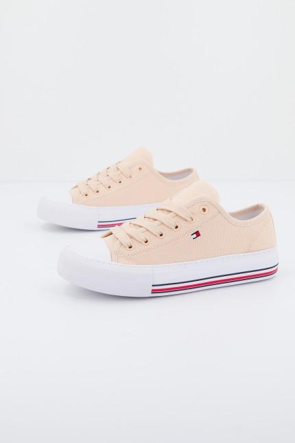 TOMMY HILFIGER LACE UP en color NUDE (2)