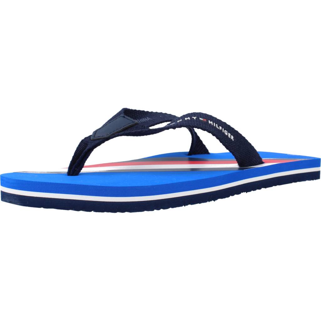 TOMMY HILFIGER STRIPES FLIP FLOP en color AZUL (1)