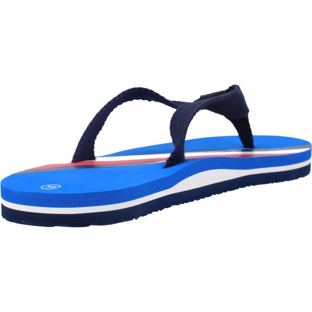 TOMMY HILFIGER STRIPES FLIP FLOP en color AZUL (3)