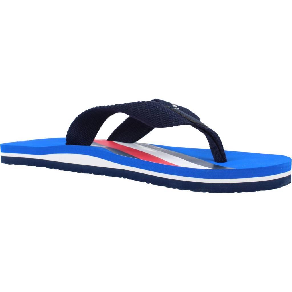 TOMMY HILFIGER STRIPES FLIP FLOP en color AZUL (5)