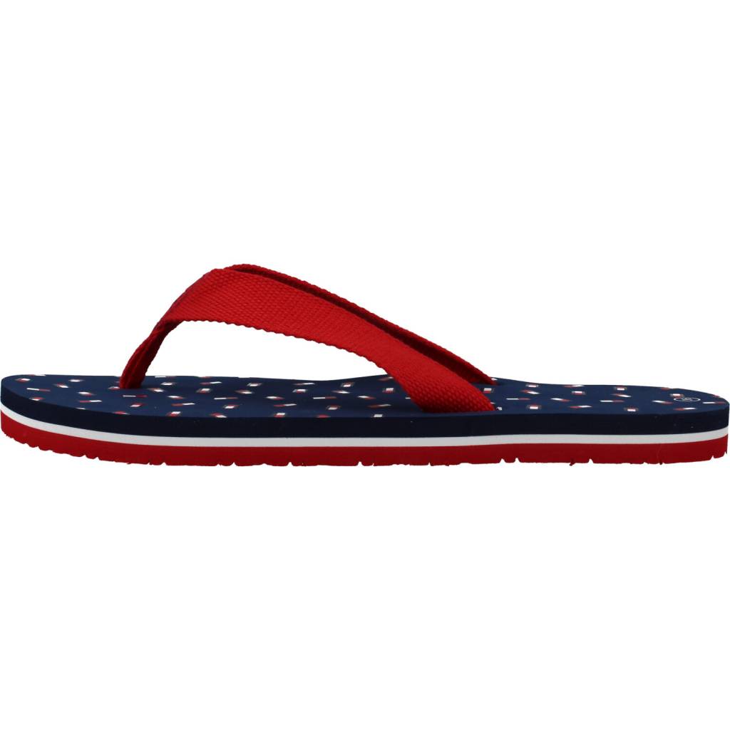 TOMMY HILFIGER FLAG FLIP FLOP en color ROJO (2)