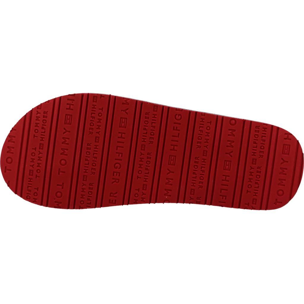 TOMMY HILFIGER FLAG FLIP FLOP en color ROJO (6)