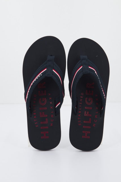 TOMMY HILFIGER BEACH SANDAL en color AZUL (1)