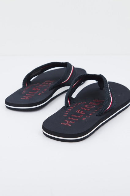 TOMMY HILFIGER BEACH SANDAL en color AZUL (3)