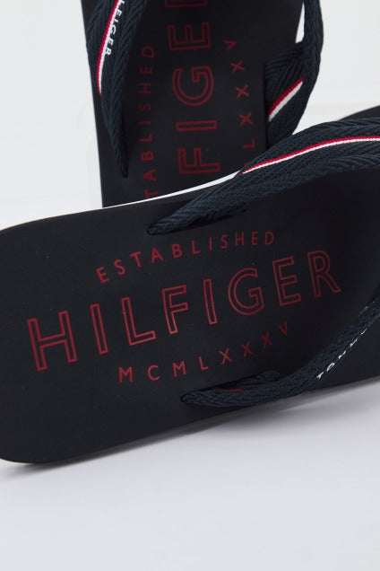 TOMMY HILFIGER BEACH SANDAL en color AZUL (4)