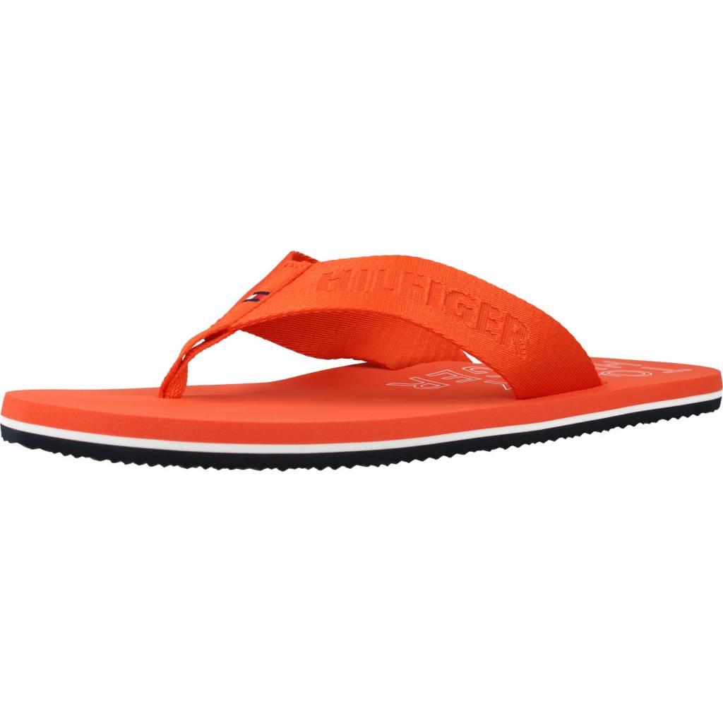 TOMMY HILFIGER BEACH SANDAL en color NARANJA (1)