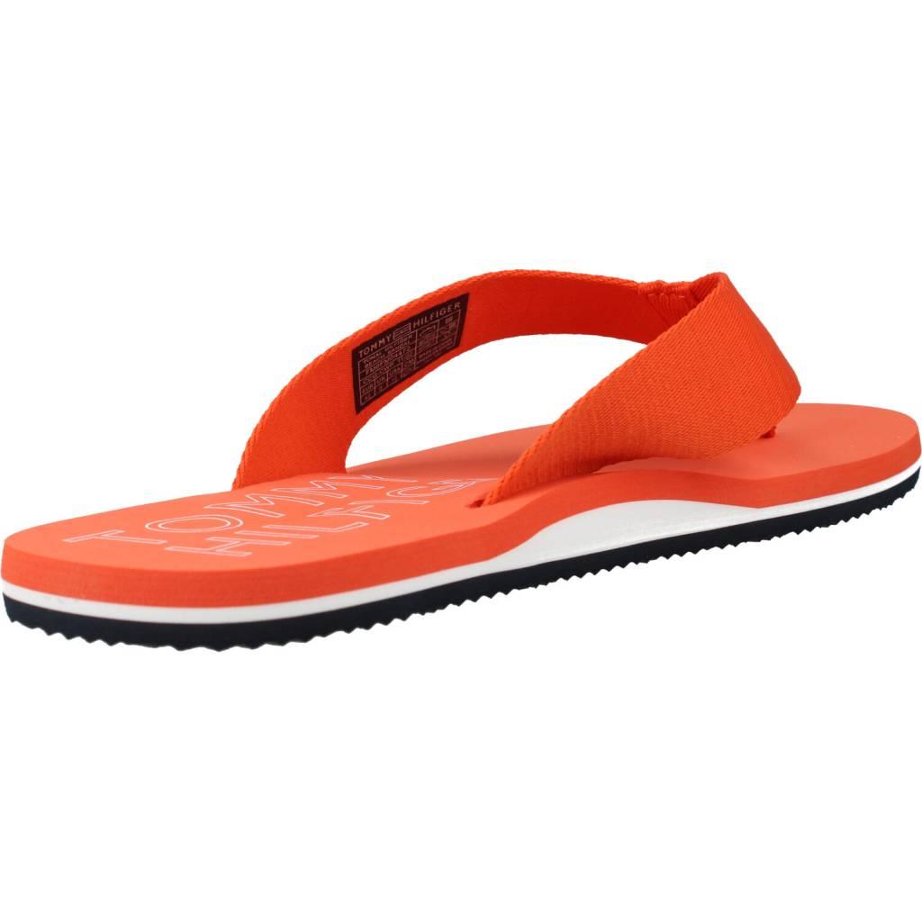 TOMMY HILFIGER BEACH SANDAL en color NARANJA (3)