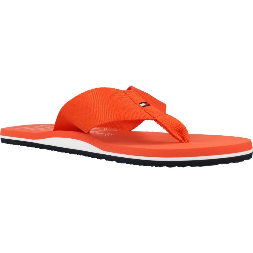 TOMMY HILFIGER BEACH SANDAL en color NARANJA (5)