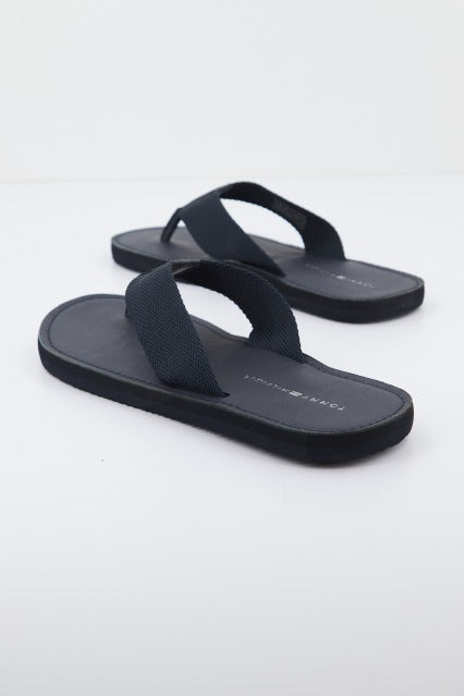 TOMMY HILFIGER LEATHER BEACH SANDAL en color AZUL (3)