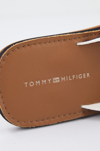 TOMMY HILFIGER LEATHER BEACH SANDAL en color MARRON (4)