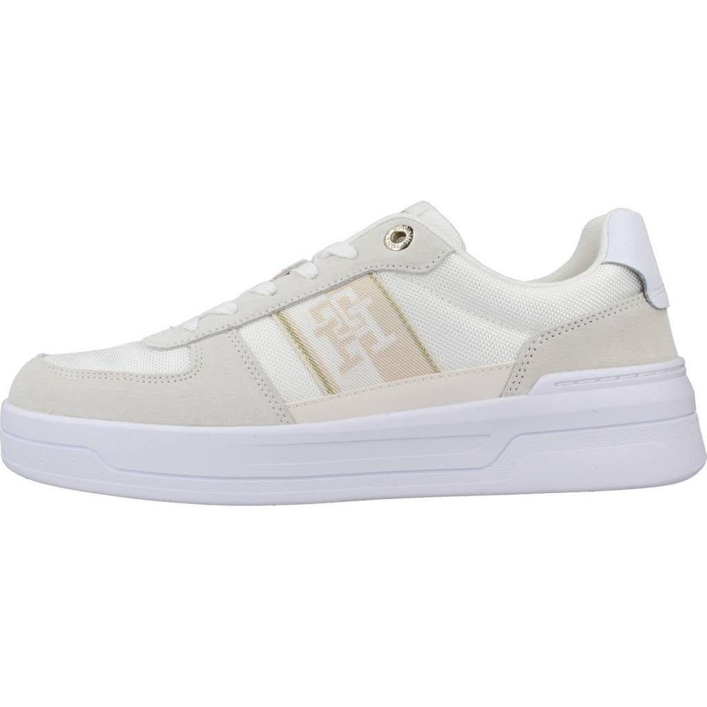TOMMY HILFIGER BASKET SNEAKER WITH WEBB en color BLANCO (2)