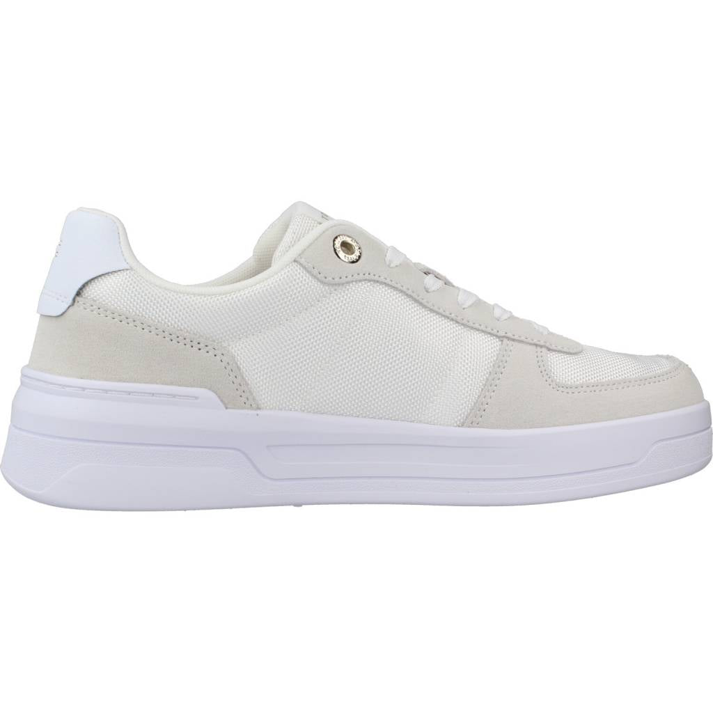 TOMMY HILFIGER BASKET SNEAKER WITH WEBB en color BLANCO (4)