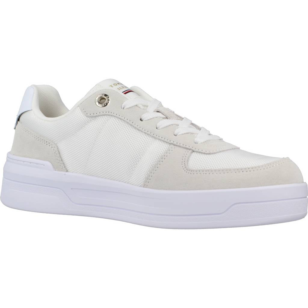 TOMMY HILFIGER BASKET SNEAKER WITH WEBB en color BLANCO (5)