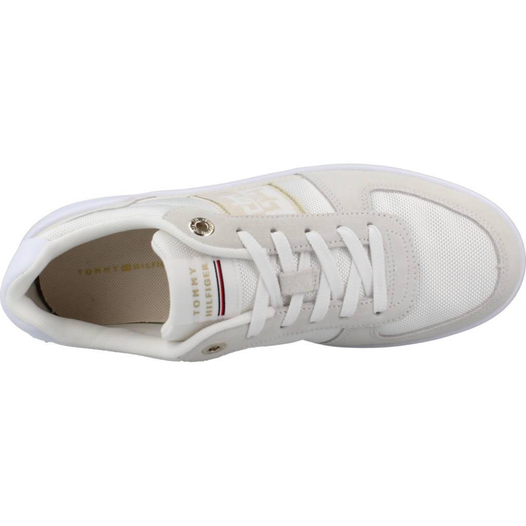 TOMMY HILFIGER BASKET SNEAKER WITH WEBB en color BLANCO (7)