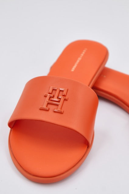 TOMMY HILFIGER TH POP MULE en color NARANJA (2)