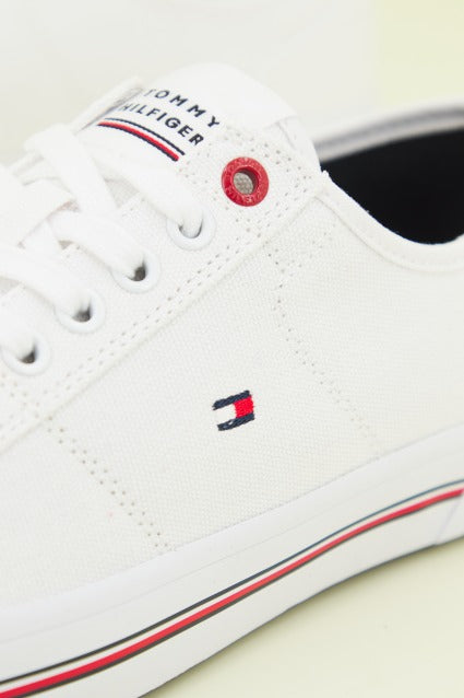 TOMMY HILFIGER CORE CORPORATE VULC CANV en color BLANCO (4)