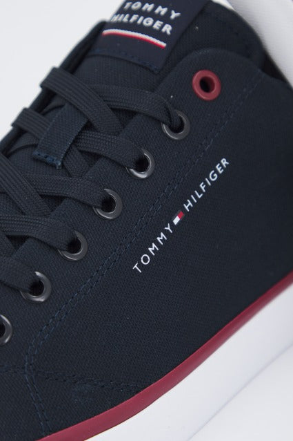 TOMMY HILFIGER TH HI VULC CORE LOW CANV en color AZUL (4)
