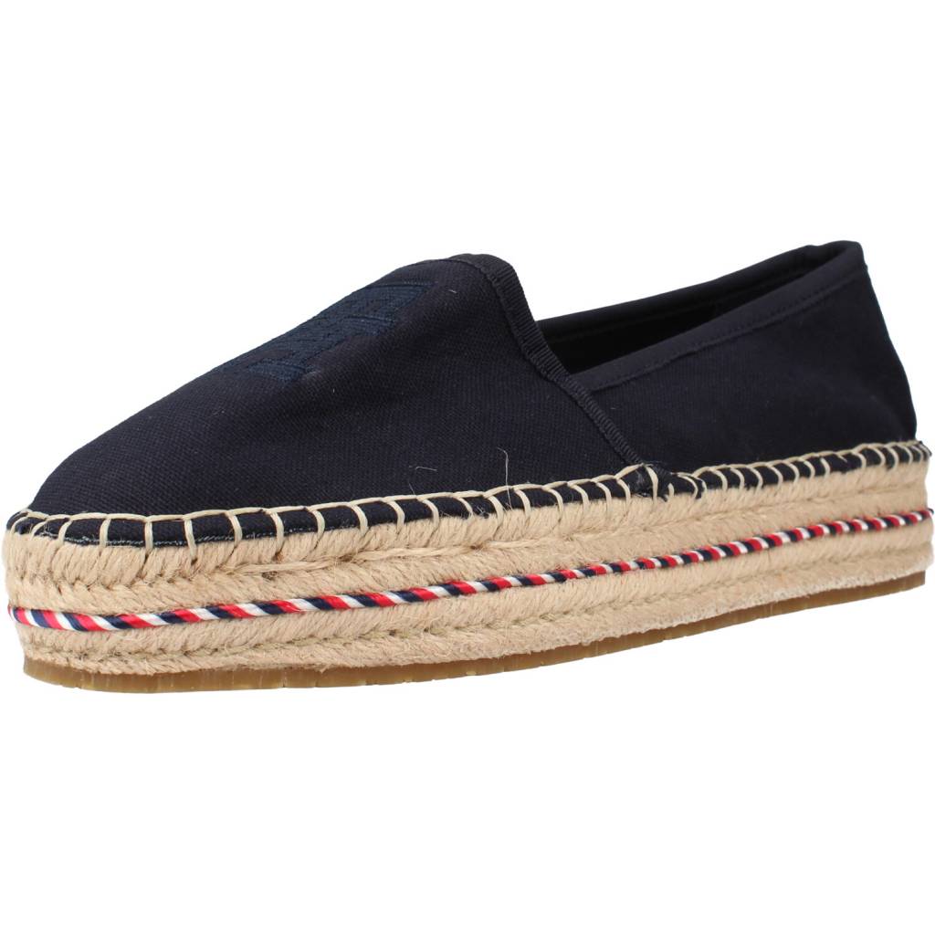 TOMMY HILFIGER TH EMBROIDERED FLATFORM en color BLANCO (1)