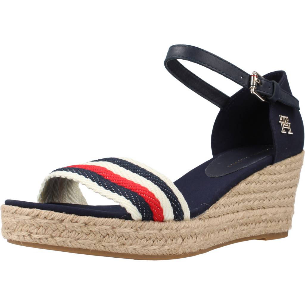 TOMMY HILFIGER MID WEDGE CORPORATE en color AZUL (1)