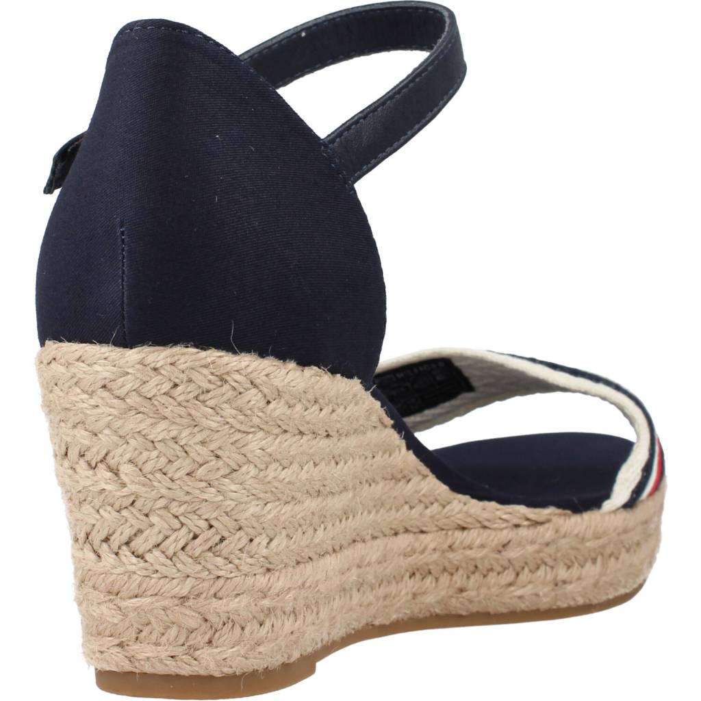 TOMMY HILFIGER MID WEDGE CORPORATE en color AZUL (3)