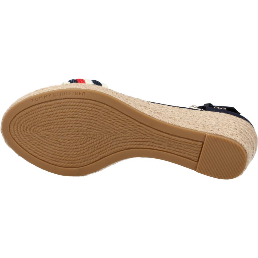 TOMMY HILFIGER MID WEDGE CORPORATE en color AZUL (6)