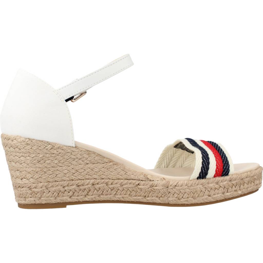 TOMMY HILFIGER MID WEDGE CORPORATE en color BLANCO (4)
