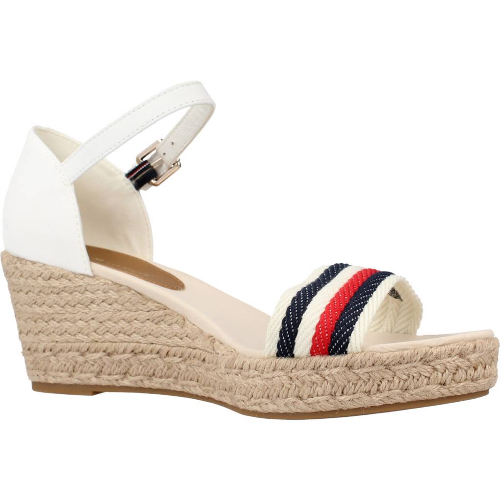 TOMMY HILFIGER MID WEDGE CORPORATE en color BLANCO (5)