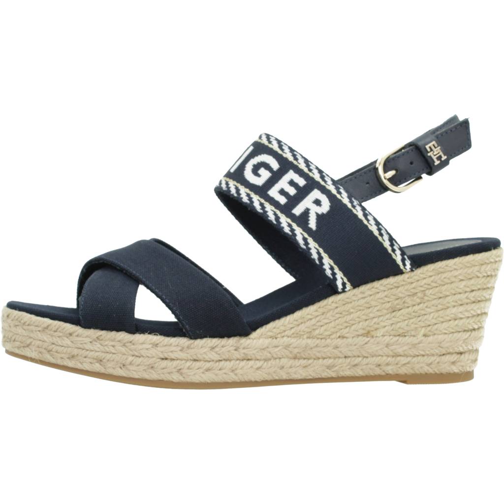 TOMMY HILFIGER SEASONAL WEBBING MID WED en color AZUL (2)