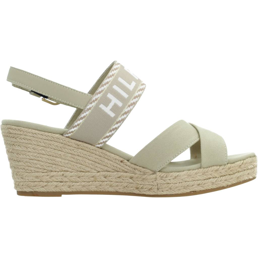 TOMMY HILFIGER SEASONAL WEBBING MID WED en color BEIS (4)