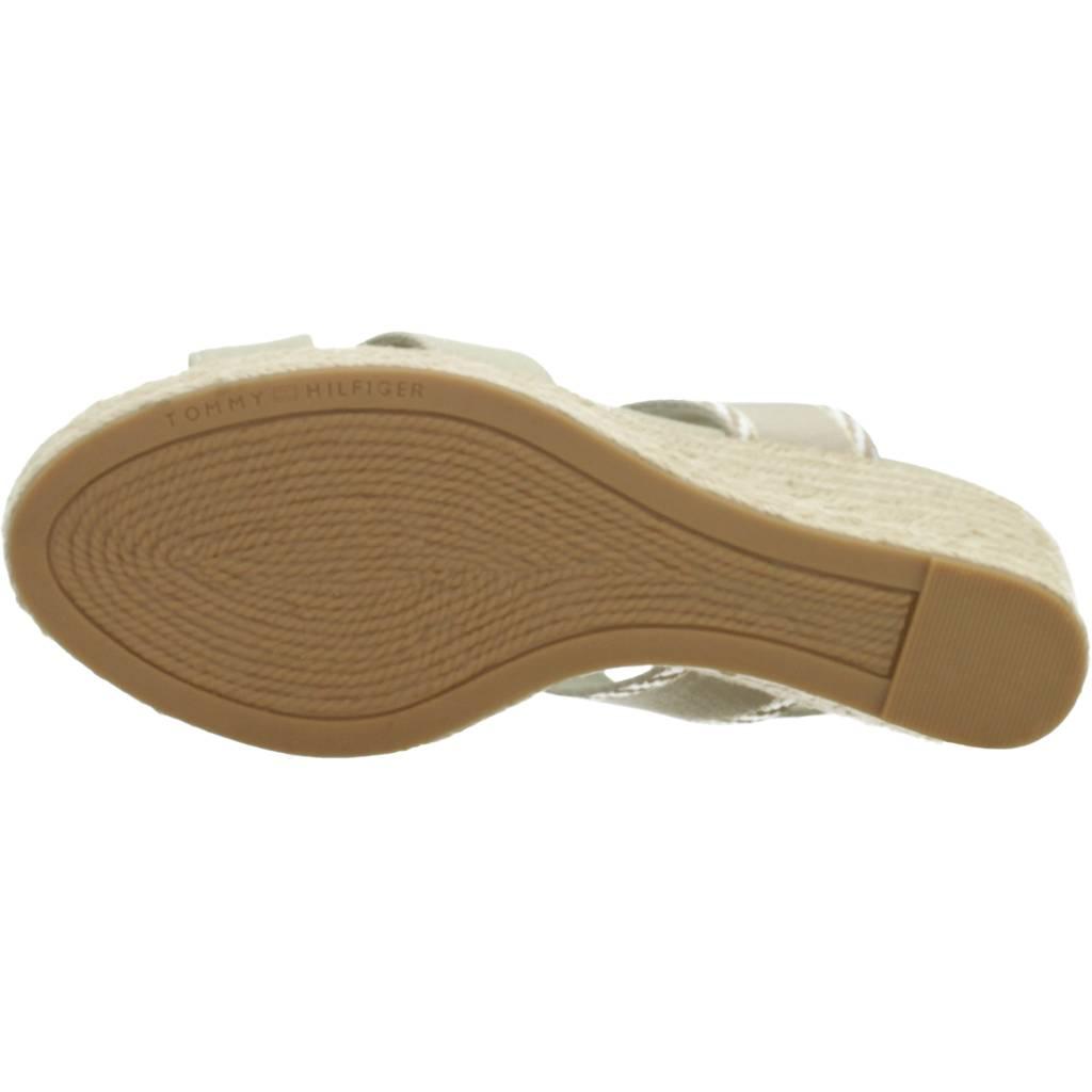 TOMMY HILFIGER SEASONAL WEBBING MID WED en color BEIS (6)
