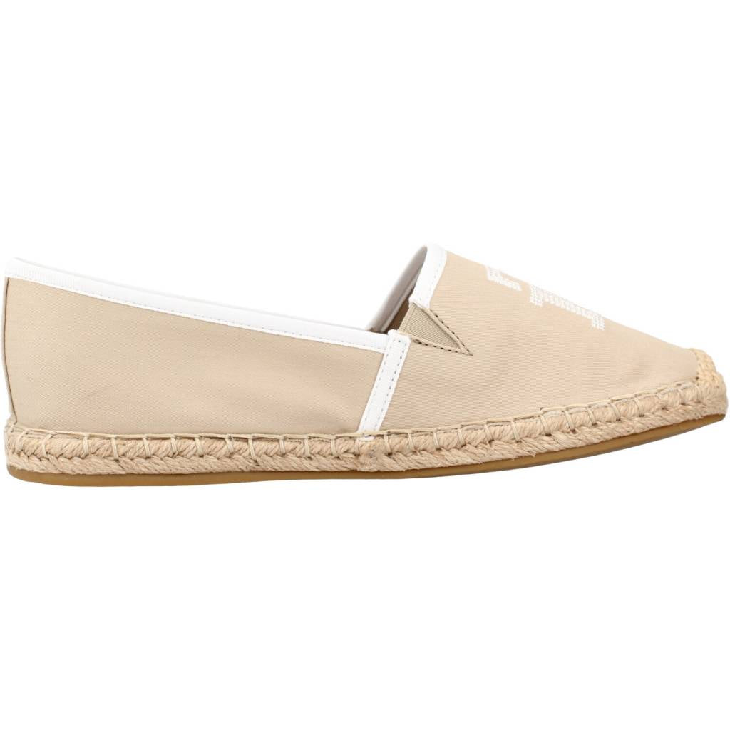 TOMMY HILFIGER TH EMBROIDERED ESPADRILL en color MARRON CLARO (4)