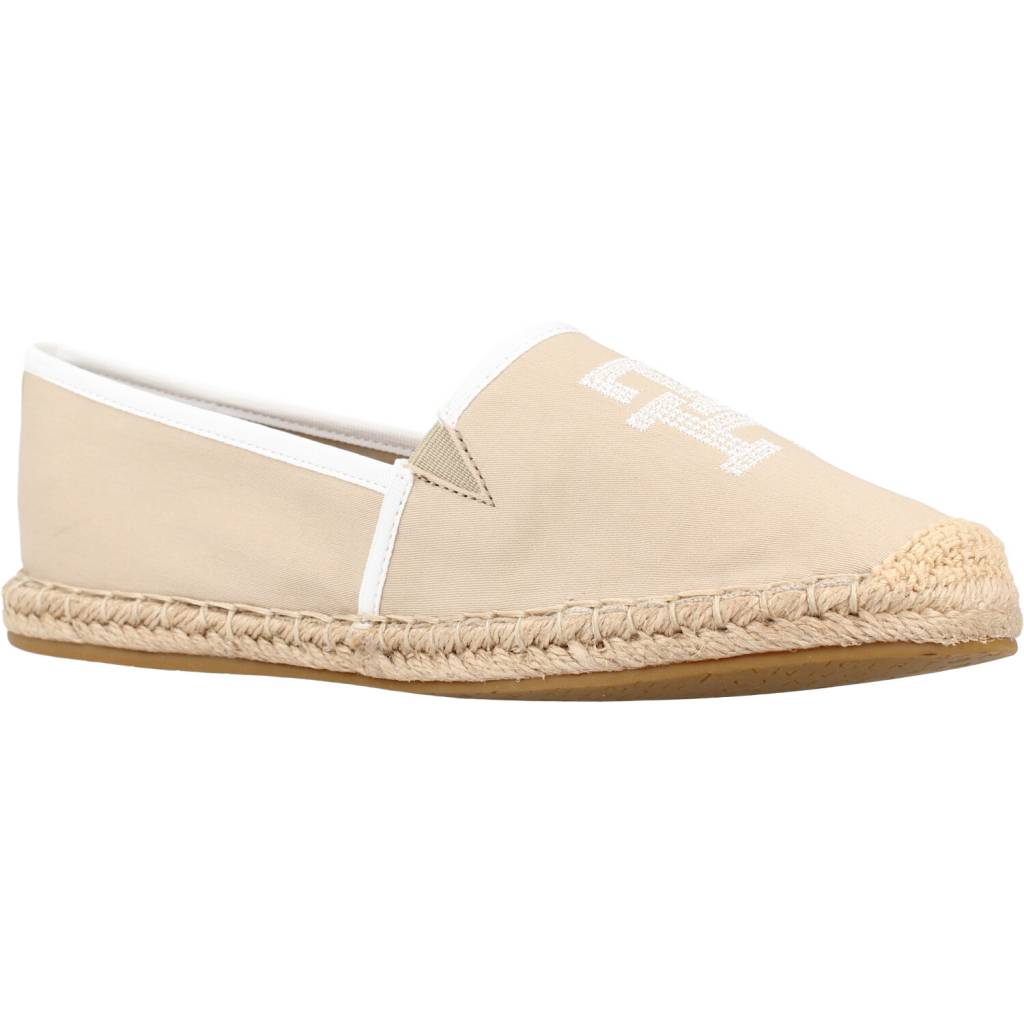 TOMMY HILFIGER TH EMBROIDERED ESPADRILL en color MARRON CLARO (5)