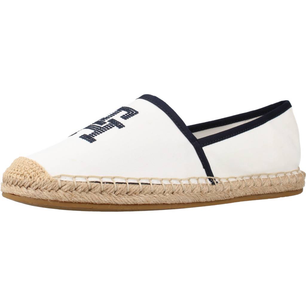 TOMMY HILFIGER TH EMBROIDERED ESPADRILL en color BLANCO (1)
