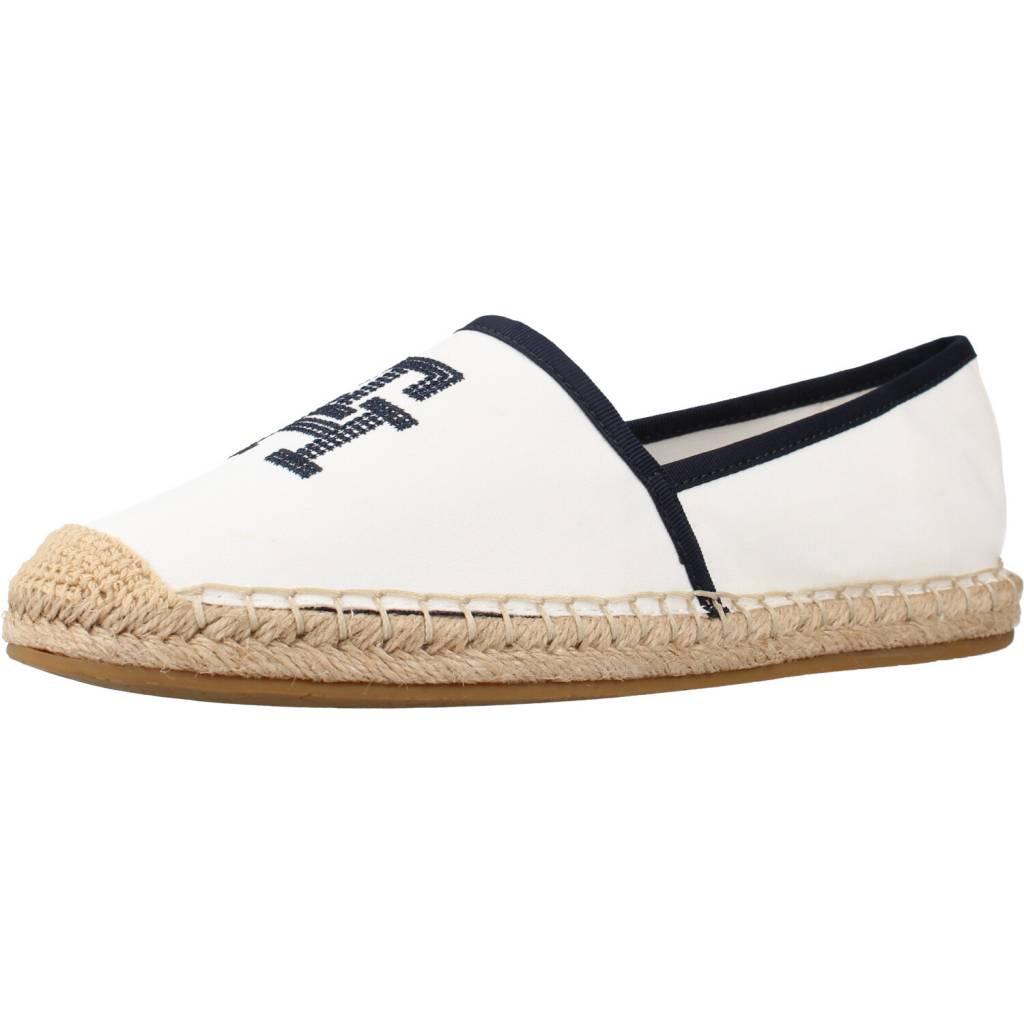 TOMMY HILFIGER TH EMBROIDERED ESPADRILL en color BLANCO (1)
