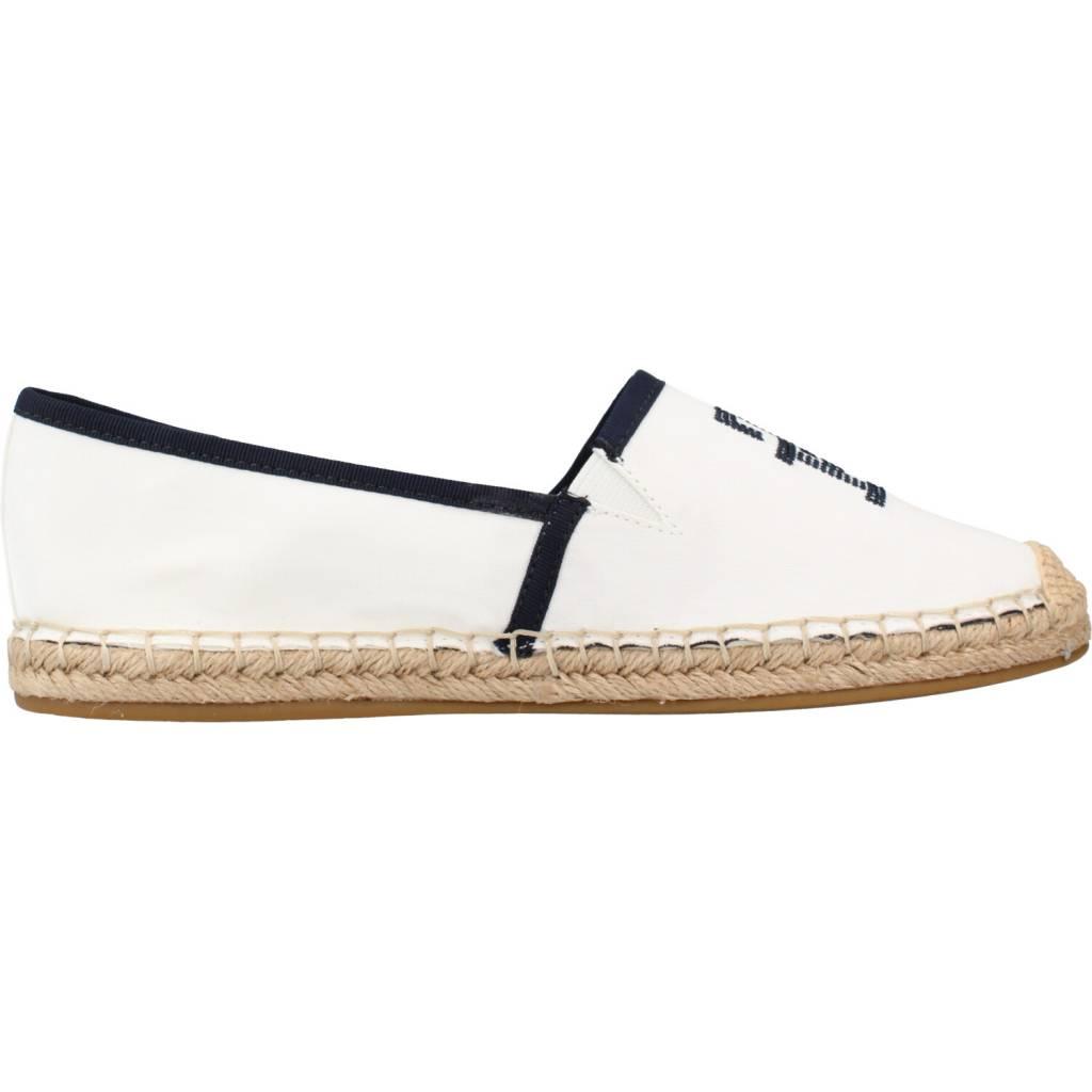 TOMMY HILFIGER TH EMBROIDERED ESPADRILL en color BLANCO (4)