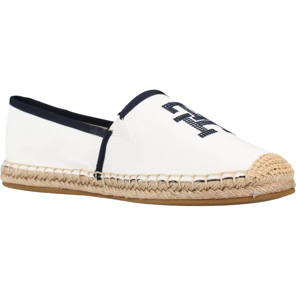 TOMMY HILFIGER TH EMBROIDERED ESPADRILL en color BLANCO (5)