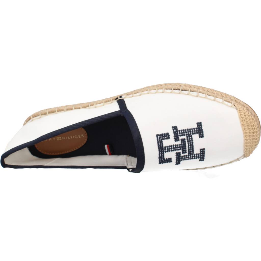 TOMMY HILFIGER TH EMBROIDERED ESPADRILL en color BLANCO (7)