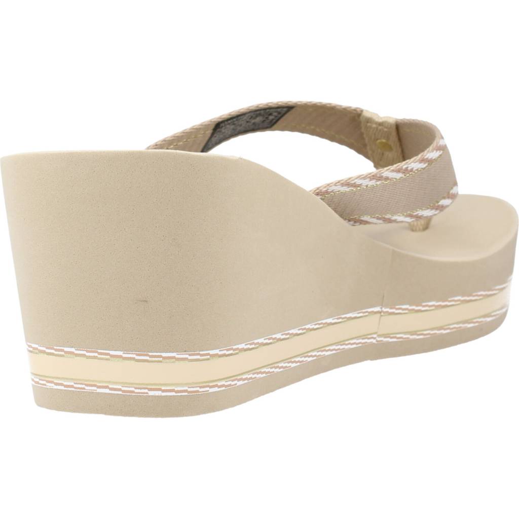 TOMMY HILFIGER WEBBING H WEDGE SA en color MARRON CLARO (3)