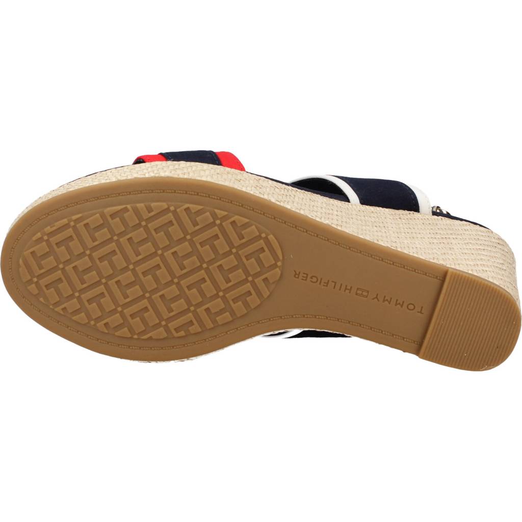 TOMMY HILFIGER RWB FEMININE WEDGE en color AZUL (6)