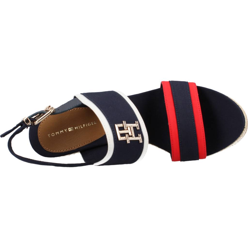 TOMMY HILFIGER RWB FEMININE WEDGE en color AZUL (7)