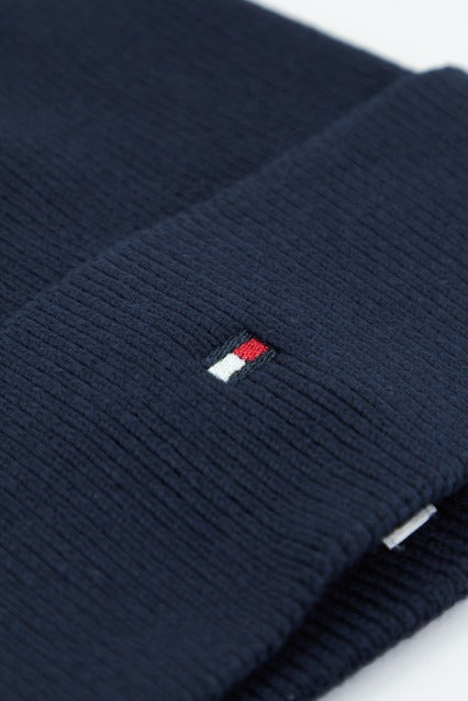 TOMMY HILFIGER SSENTIAL FLAG BEANIE en color AZUL (3)