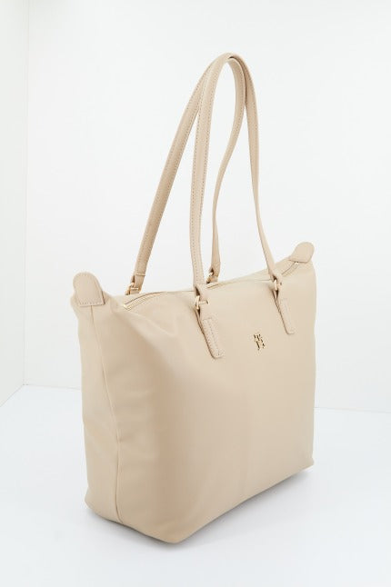 TOMMY HILFIGER POPPY PLUS TOTE en color MARRON CLARO (2)