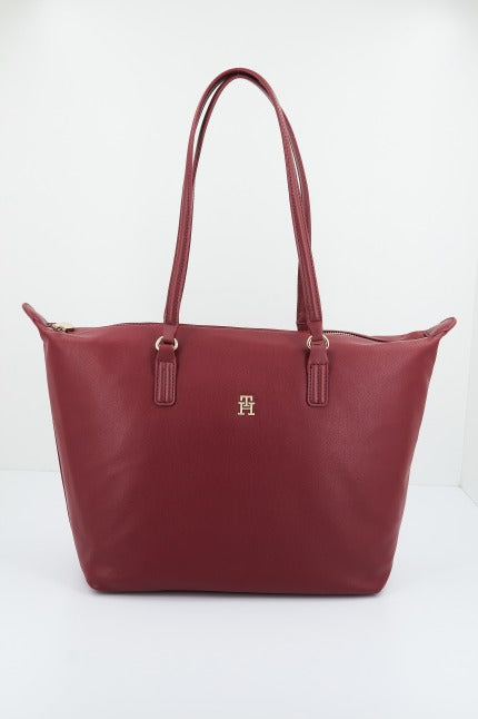 TOMMY HILFIGER POPPY PLUS TOTE en color BURDEOS (1)