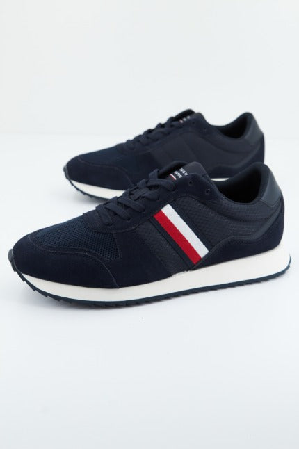 TOMMY HILFIGER RUNNER EVO MIX en color AZUL (2)