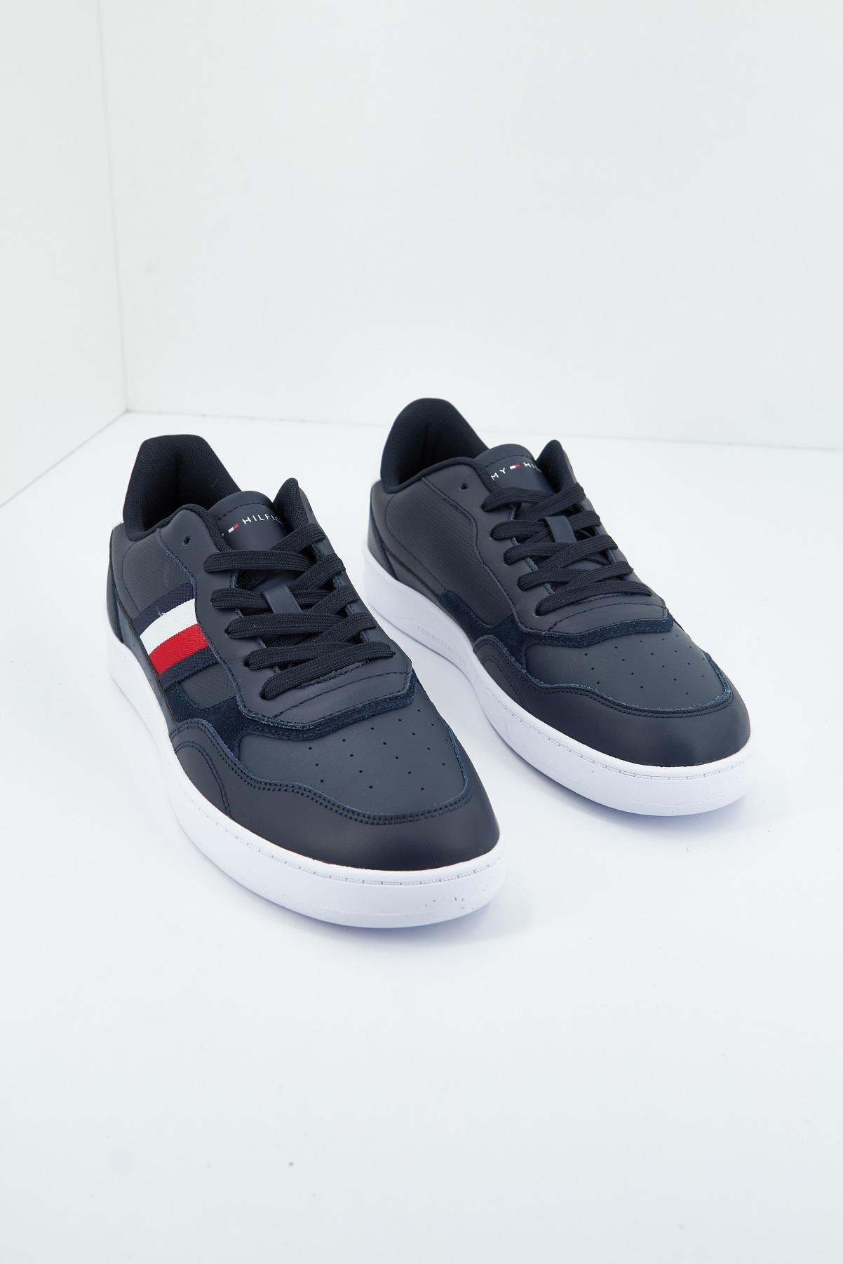 TOMMY HILFIGER COURT CUPSOLE RETRO LTH en color AZUL (2)